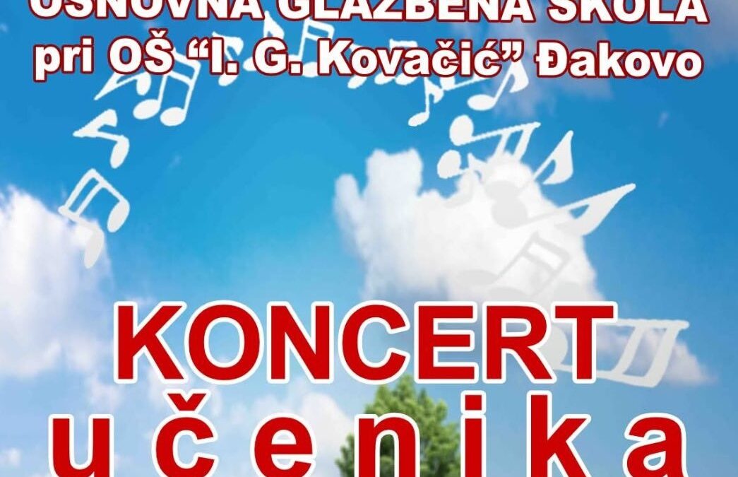 Koncert učenika Glazbene škole povodom Dana škole