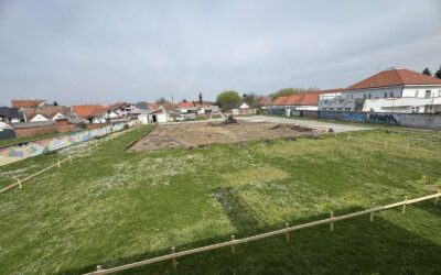 Potpisan ugovor o dogradnji naše škole – započela izgradnja sportske dvorane iza zgrade predmetne nastave 